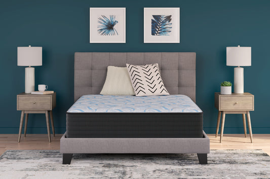 The Furniture Outlets - Ashley Furniture - Elite Springs Firm Mattresses - Full / Gray/Blue - M40521