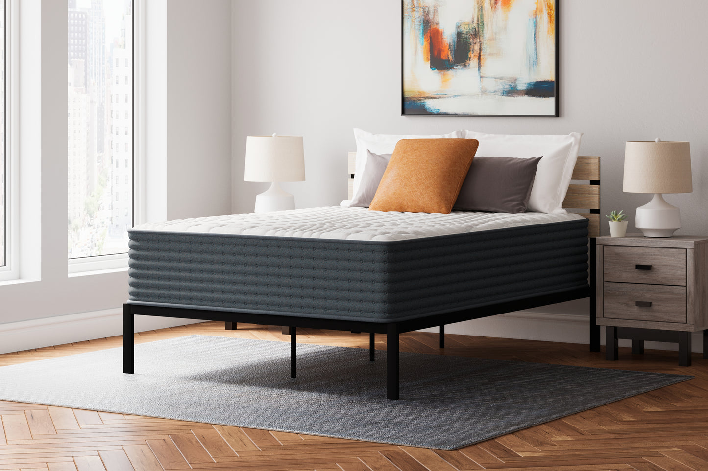 The Furniture Outlets - Ashley Furniture - Hybrid 1400 Mattresses - Queen / White - M43731