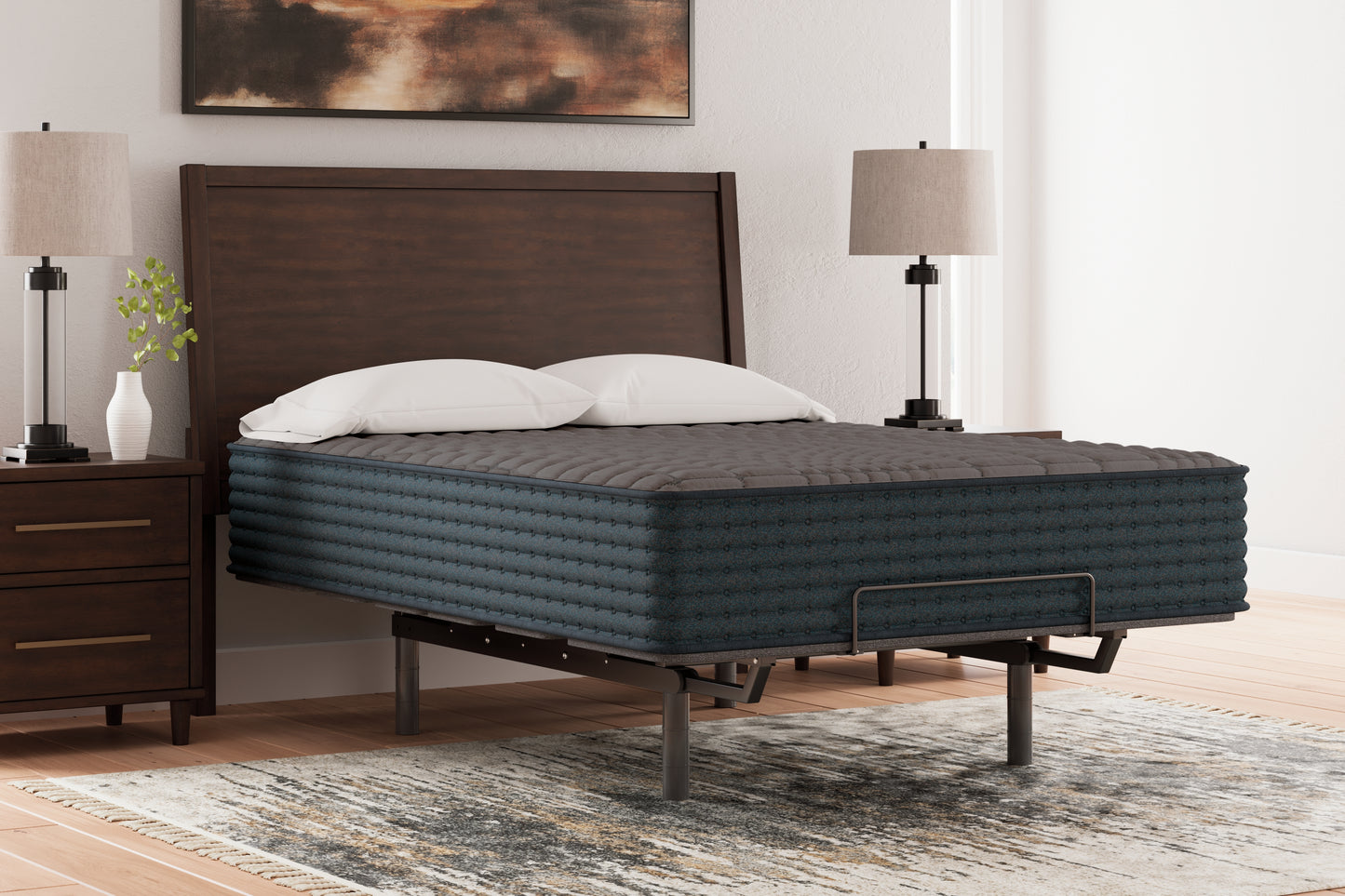 The Furniture Outlets - Ashley Furniture - Gray 1200 Hybrid Mattresses - Queen / Gray - M43831