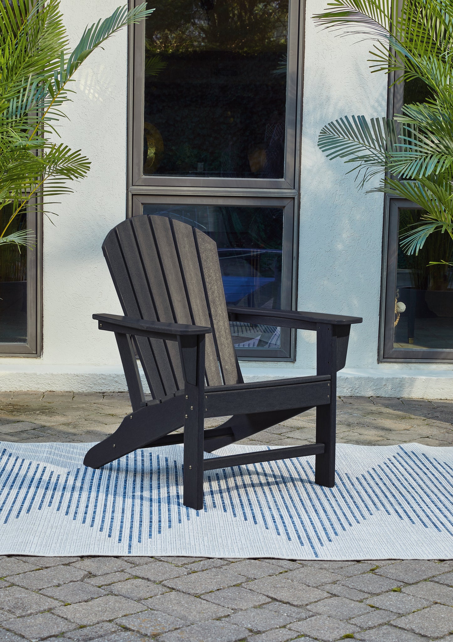 The Furniture Outlets - Ashley Furniture - Sundown Treasure Outdoor - Adirondack Chair / Black - P008-898
