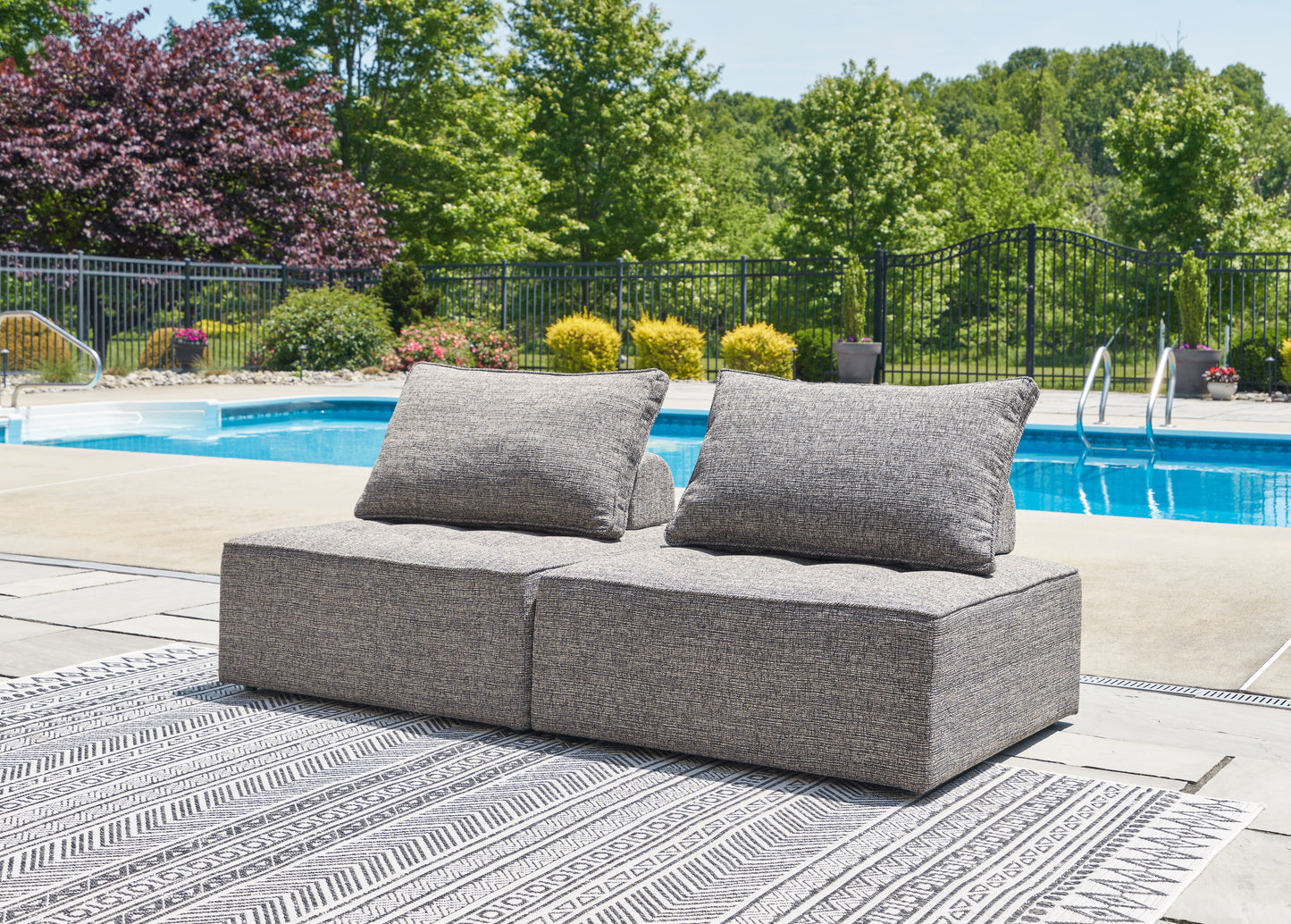 The Furniture Outlets - Ashley Furniture - Bree Zee Outdoor - 2-Piece Outdoor Sectional / Brown - P160P3