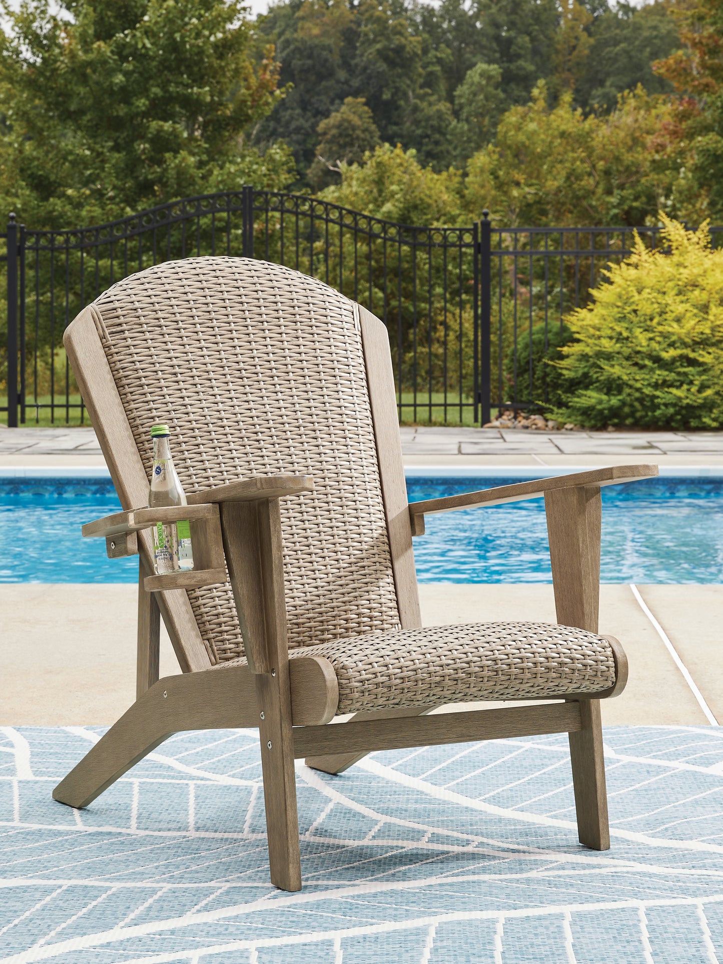 The Furniture Outlets - Ashley Furniture - Marina Sun Outdoor - Adirondack Chair / Beige - PCP204-898