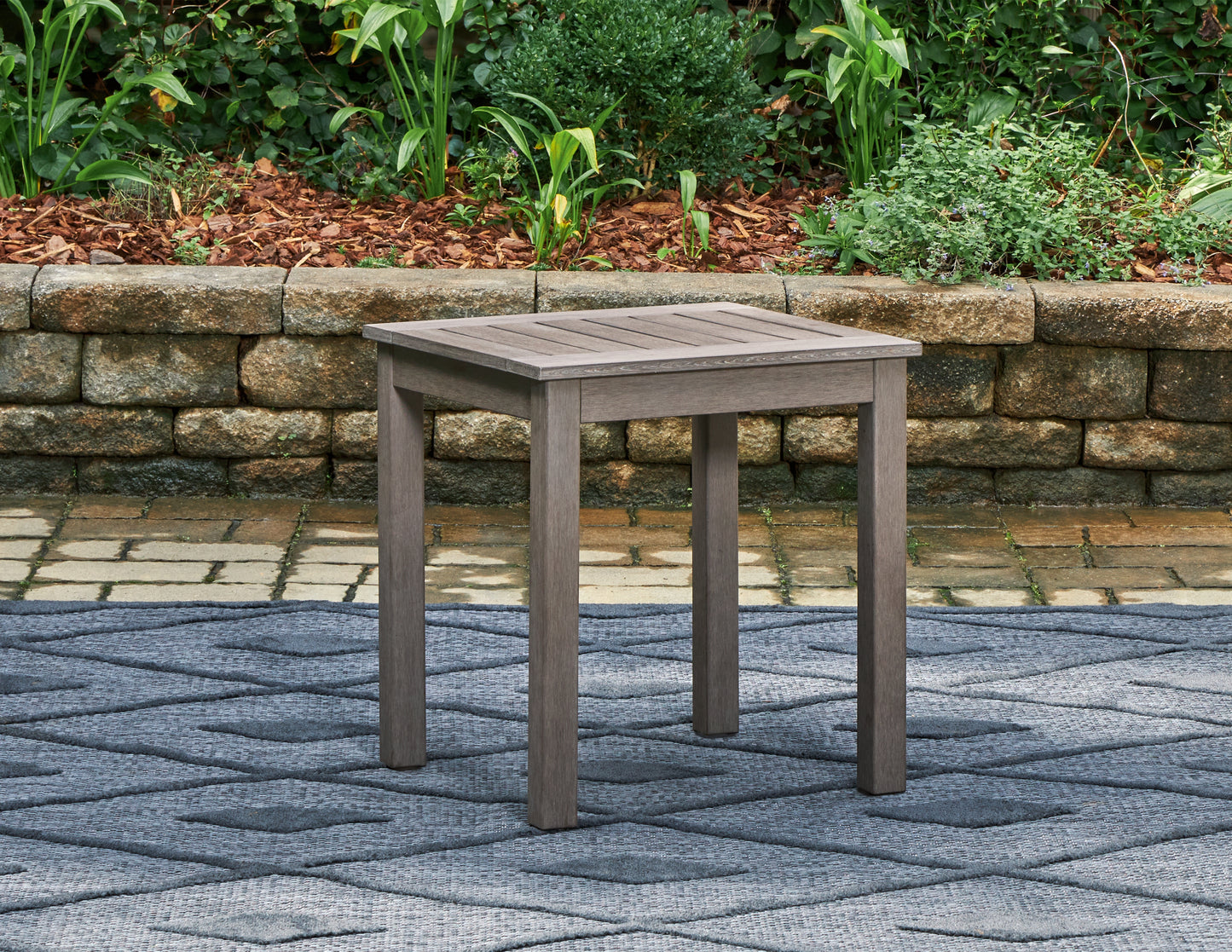 The Furniture Outlets - Ashley Furniture - Hillside Barn Outdoor - Square End Table / Brown - P564-702