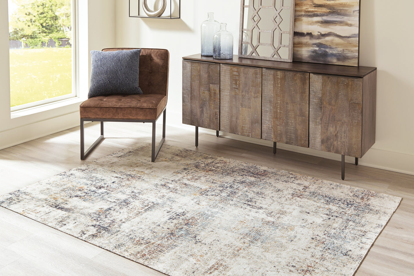 The Furniture Outlets - Ashley Furniture - Jerelyn Rug - 5'3" x 7' Rug / Multi - R405042