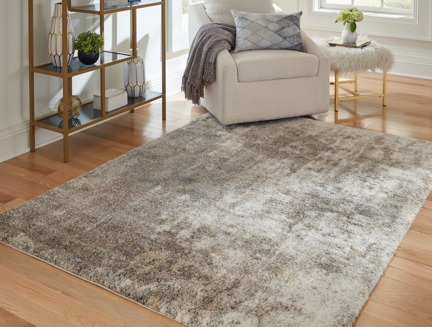 The Furniture Outlets - Ashley Furniture - Pearidge Rug - 5'3" x 7' Rug / Multi - R405352