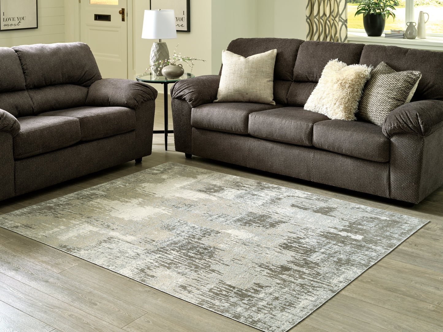 The Furniture Outlets - Ashley Furniture - Arriston Rug - 5'3" x 7' Washable Rug / Multi - R405562