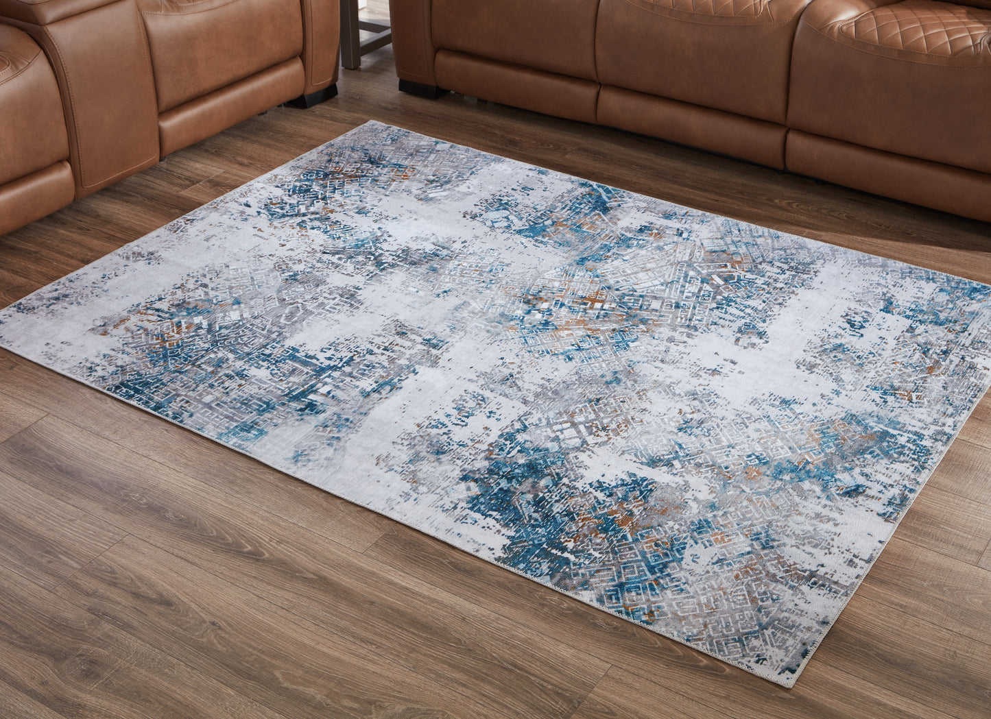 The Furniture Outlets - Ashley Furniture - Garyard Rug - 5' x 7' Washable Rug / Multi - R405772