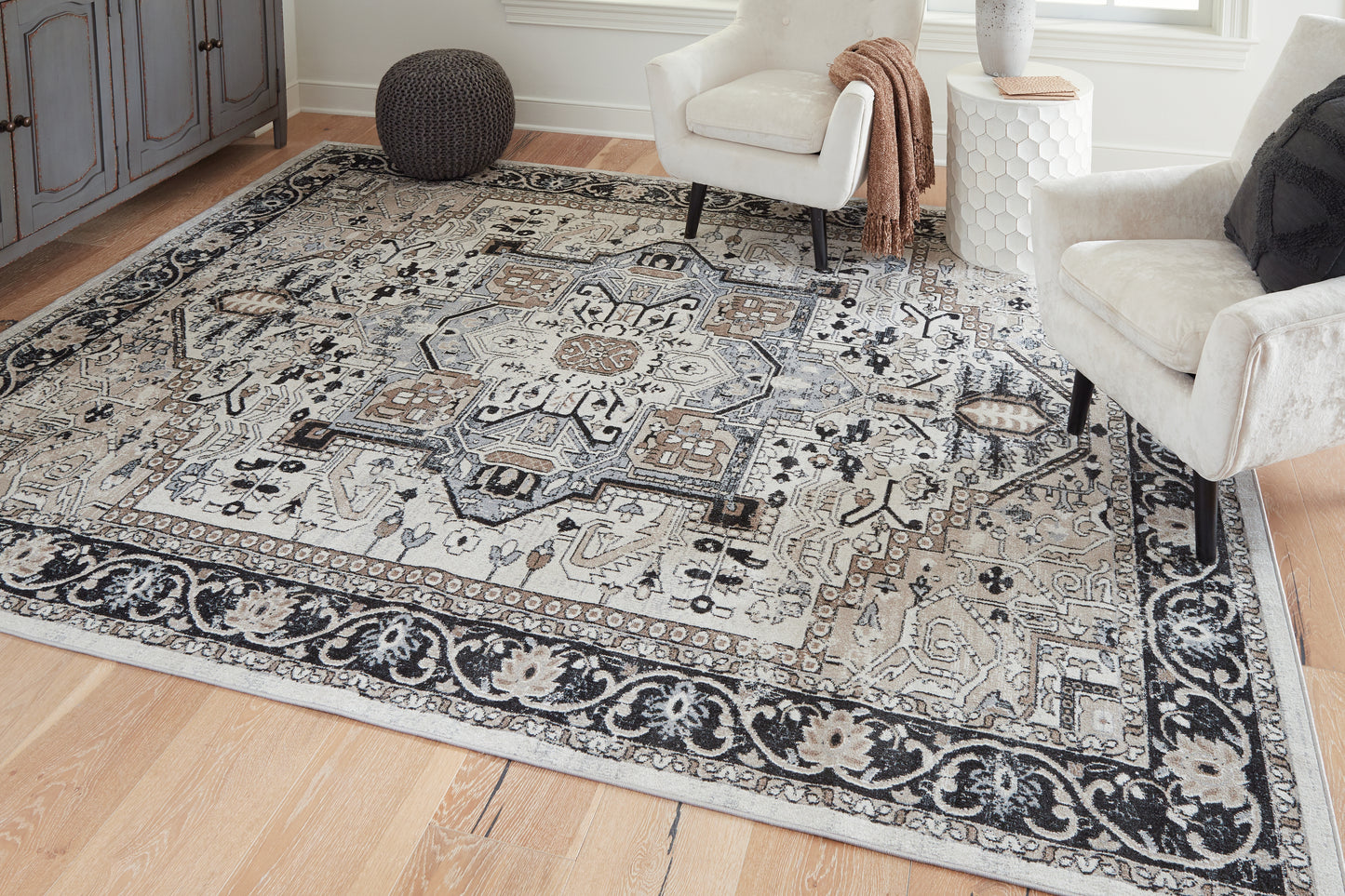 The Furniture Outlets - Ashley Furniture - Gregmoore Rug - 7'9" x 9'11" Washable Rug / Multi - R405821