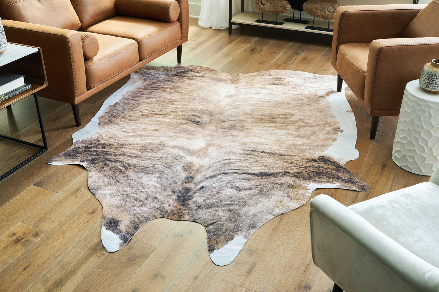 The Furniture Outlets - Ashley Furniture - Sportsmen Rug - 6'5" x 7'11" Rug / Brown - R406012
