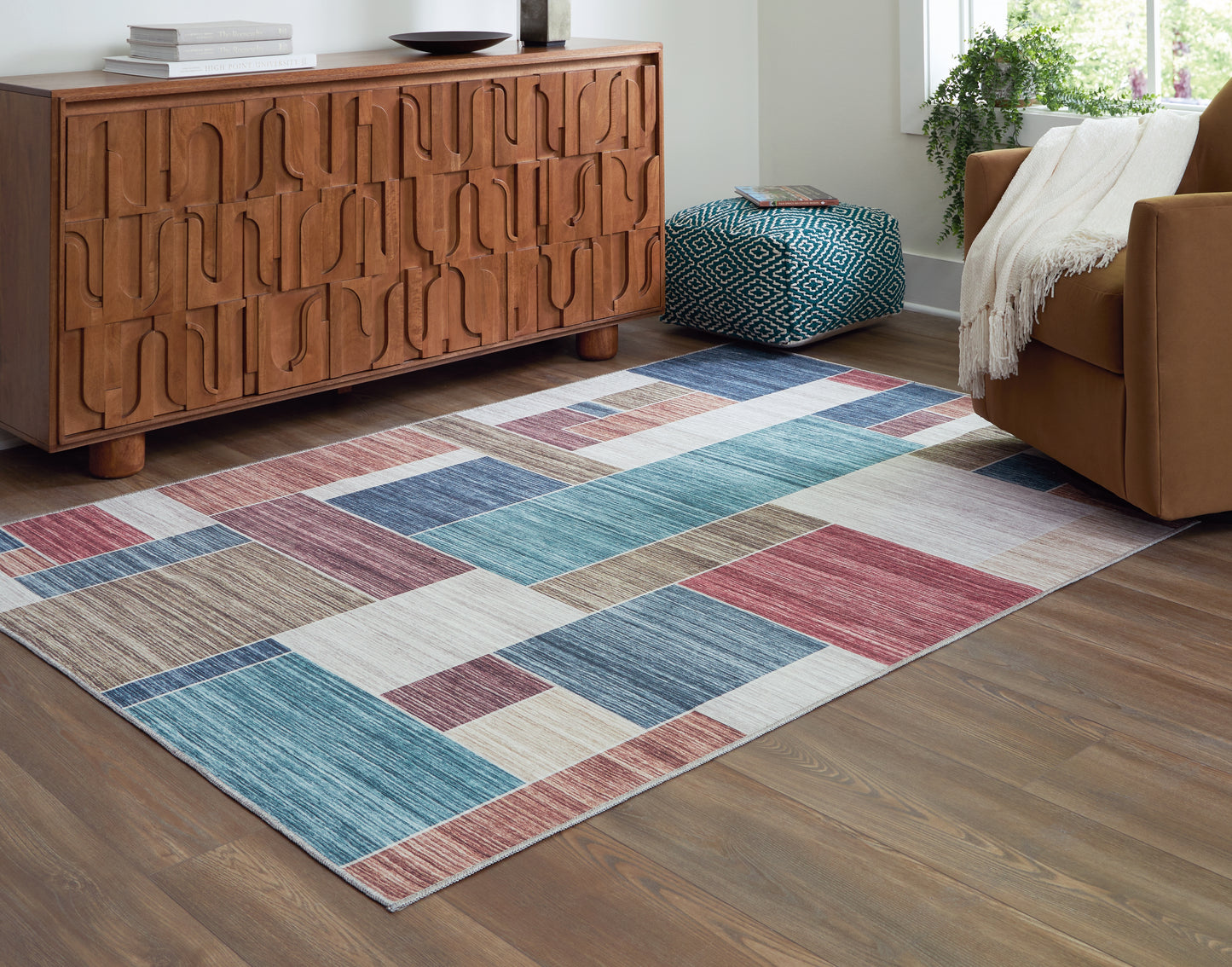 The Furniture Outlets - Ashley Furniture - Numore Rug - 8' x 9'11" Washable Rug / Multi - R406661