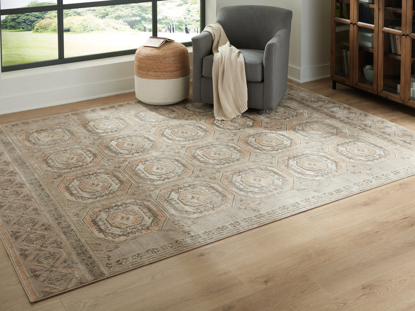 The Furniture Outlets - Ashley Furniture - Bachby Rug - 7'10" x 10' Area Rug / Multi - R407681