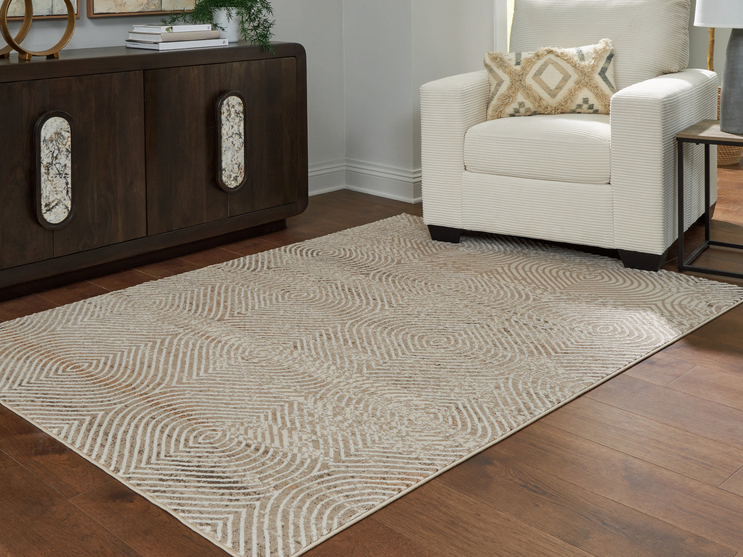 The Furniture Outlets - Ashley Furniture - Bachus Rug - 5'3" x 7' Area Rug / Multi - R407752