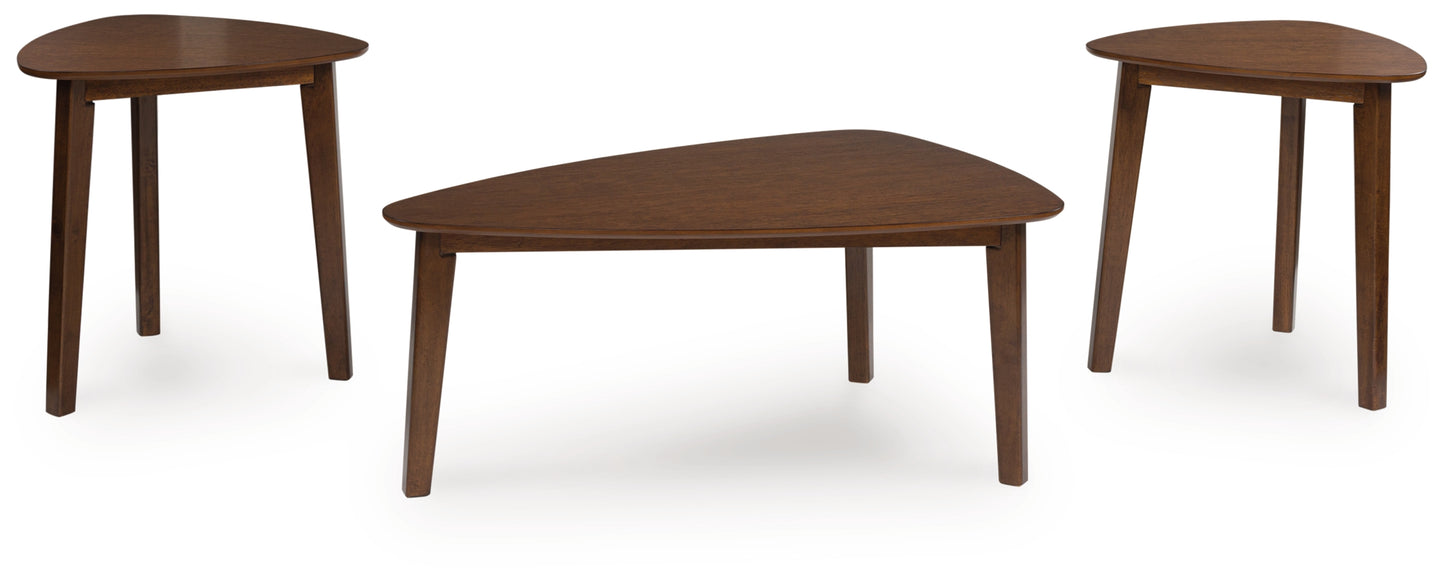 The Furniture Outlets - Ashley Furniture - Lyncott Table (Set of 3) - Occasional Table Set (3/CN) / Brown - T135-13