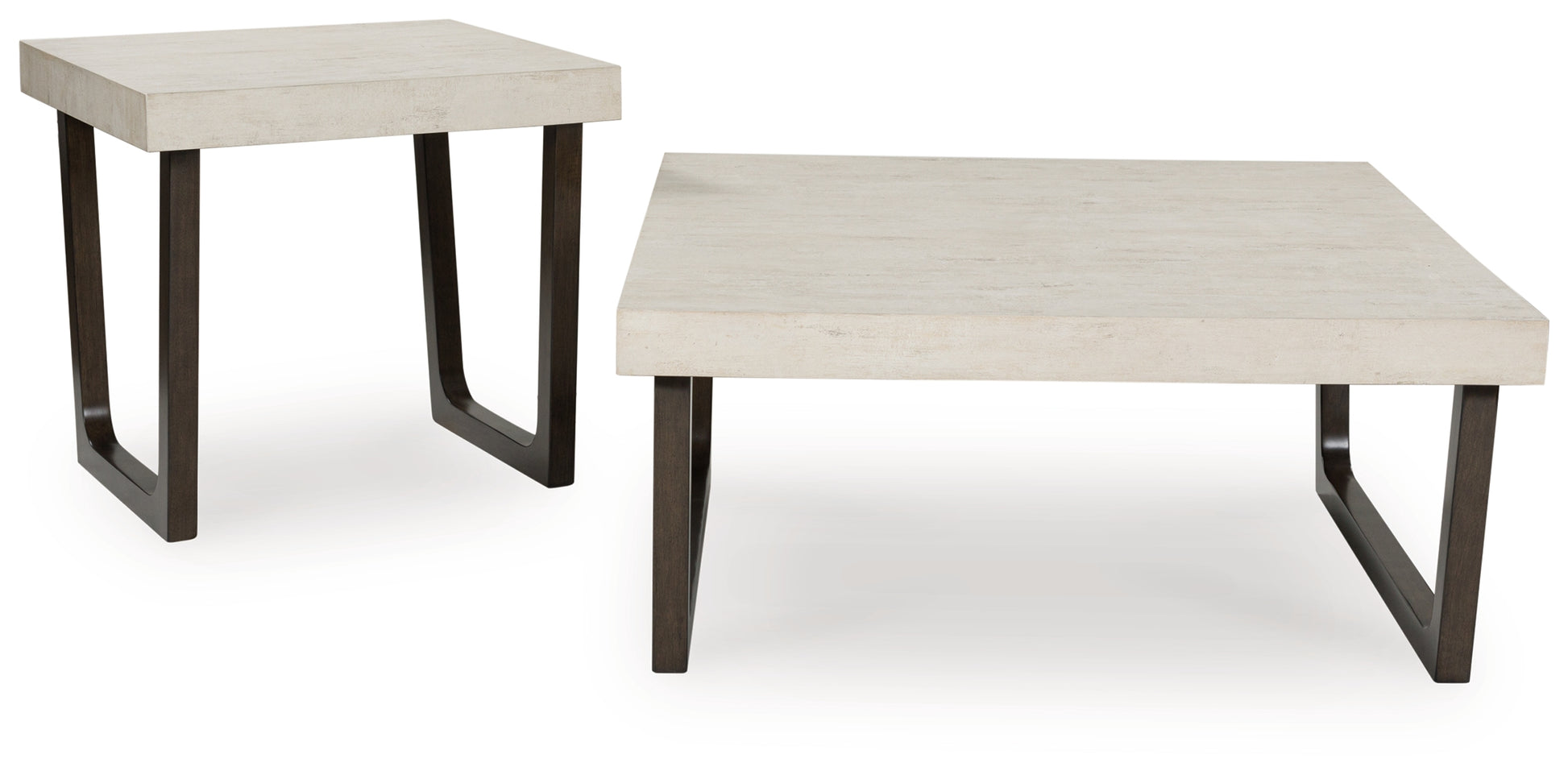 The Furniture Outlets - Ashley Furniture - Westenfort Table (Set of 2) - Occasional Table Set (Set of 2) / Espresso/Gray - T202-12