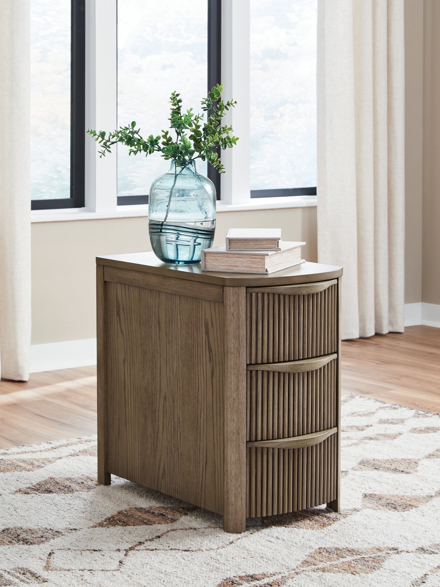 The Furniture Outlets - Ashley Furniture - Camdill Chairside End Table - Chair Side End Table / Light Brown - T208-317