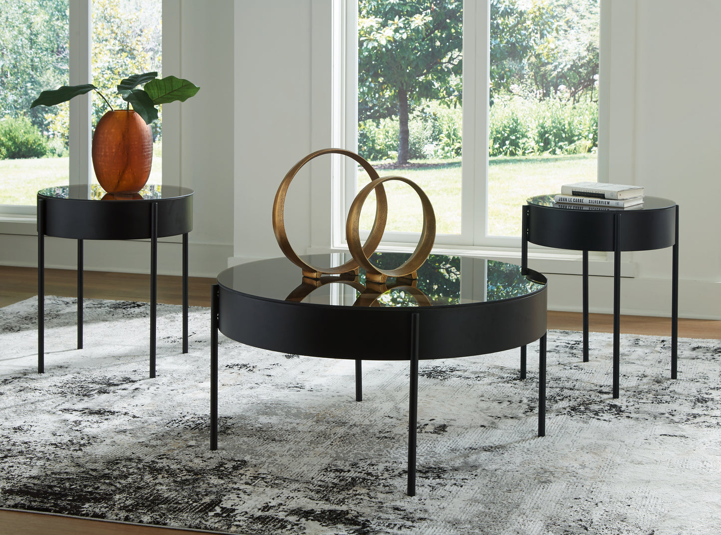 The Furniture Outlets - Ashley Furniture - Ardoline Table (Set of 3) - Occasional Table Set (3/CN) / Black - T280-13