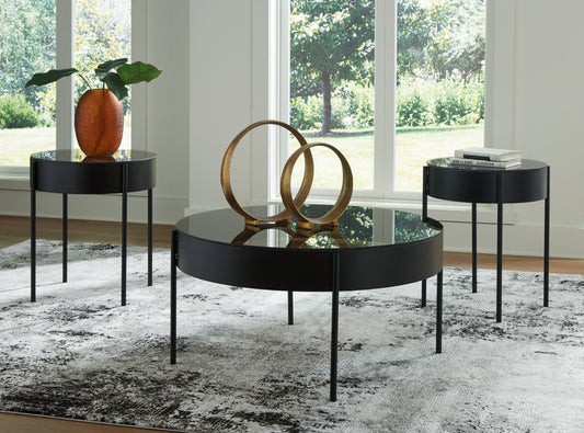 The Furniture Outlets - Ashley Furniture - Ardoline Table (Set of 3) - Occasional Table Set (3/CN) / Black - T280-13
