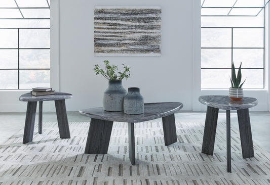 The Furniture Outlets - Ashley Furniture - Bluebond Table (Set of 3) - Occasional Table Set (3/CN) / Gray - T390-13