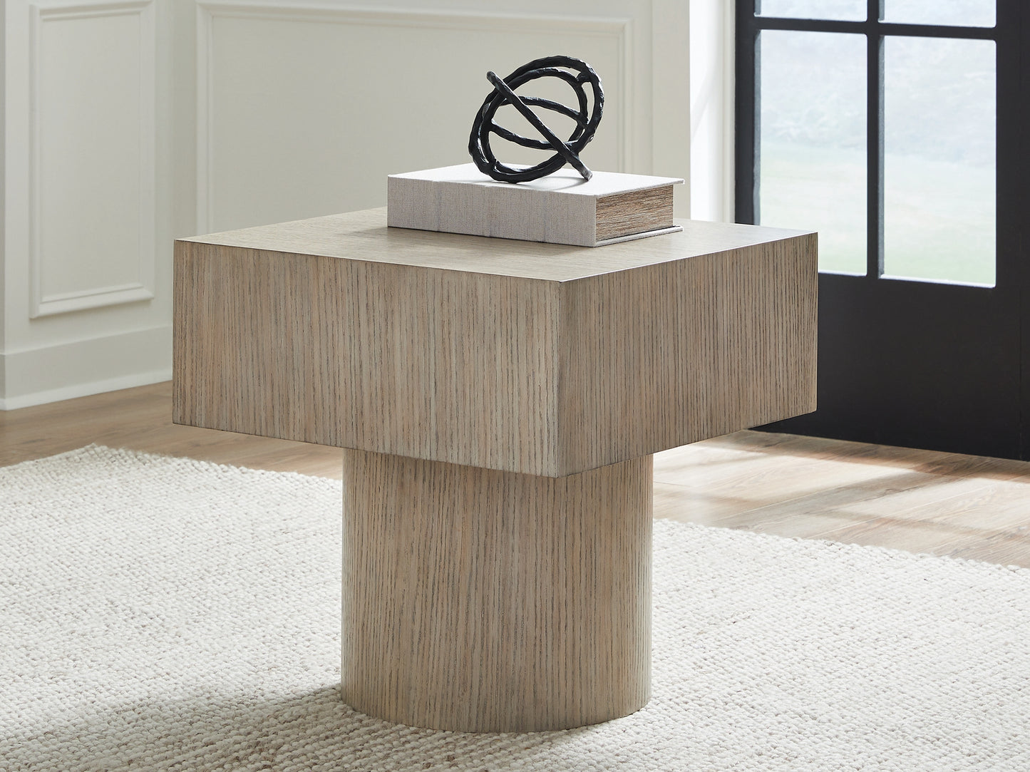 The Furniture Outlets - Ashley Furniture - Jorielyn End Table - Square End Table / Light Grayish Brown - T712-2