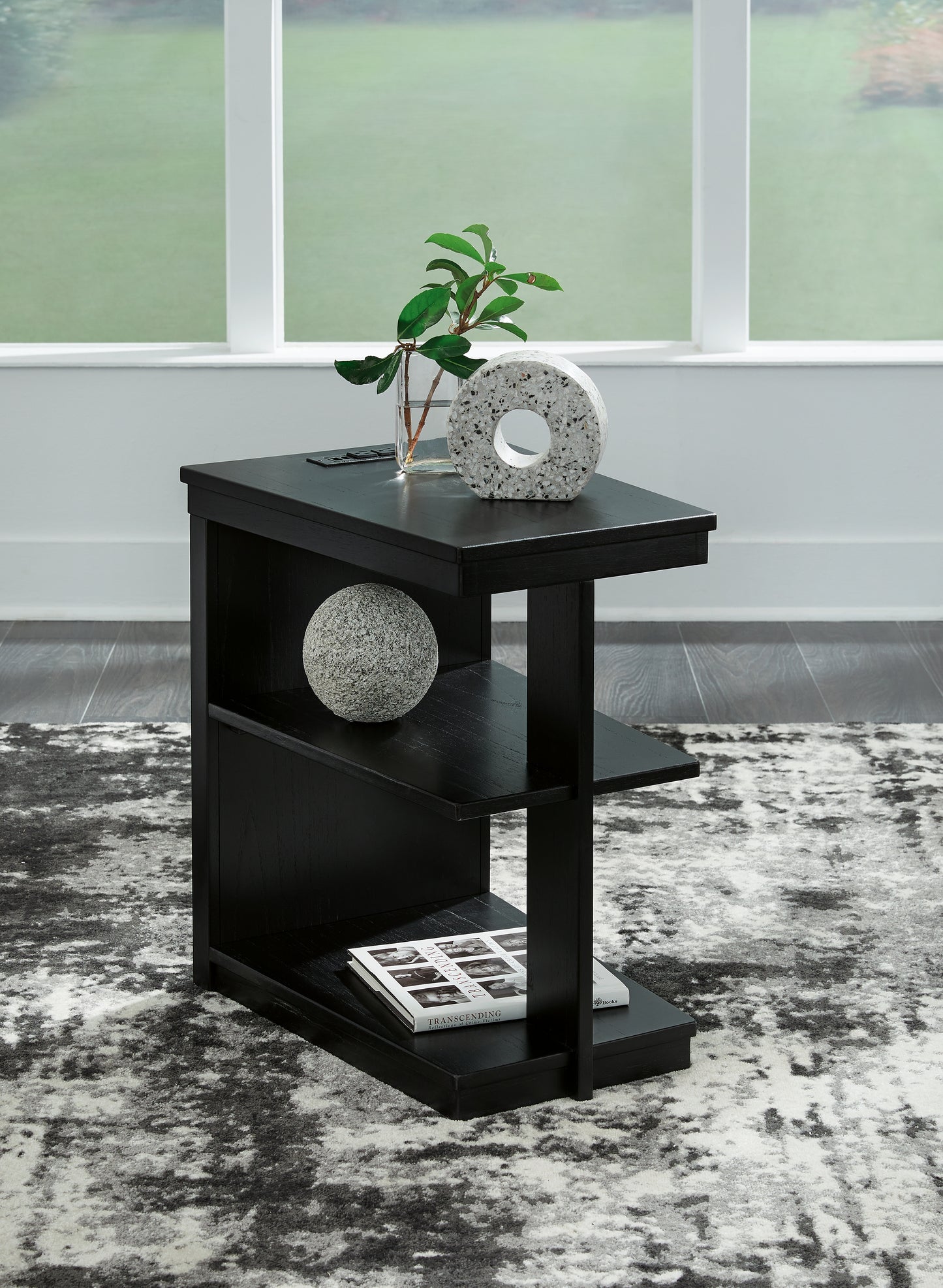The Furniture Outlets - Ashley Furniture - Winbardi Chairside End Table - Chair Side End Table / Black - T786-7