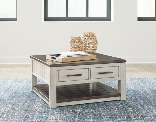The Furniture Outlets - Ashley Furniture - Darborn Lift-Top Coffee Table - Lift Top Cocktail Table / Gray/Brown - T796-00