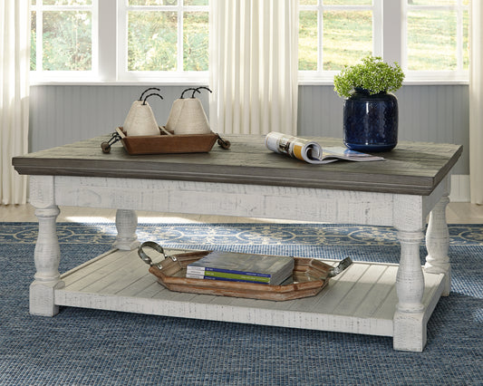 The Furniture Outlets - Ashley Furniture - Havalance Lift-Top Coffee Table - Lift Top Cocktail Table / White/Gray - T994-20