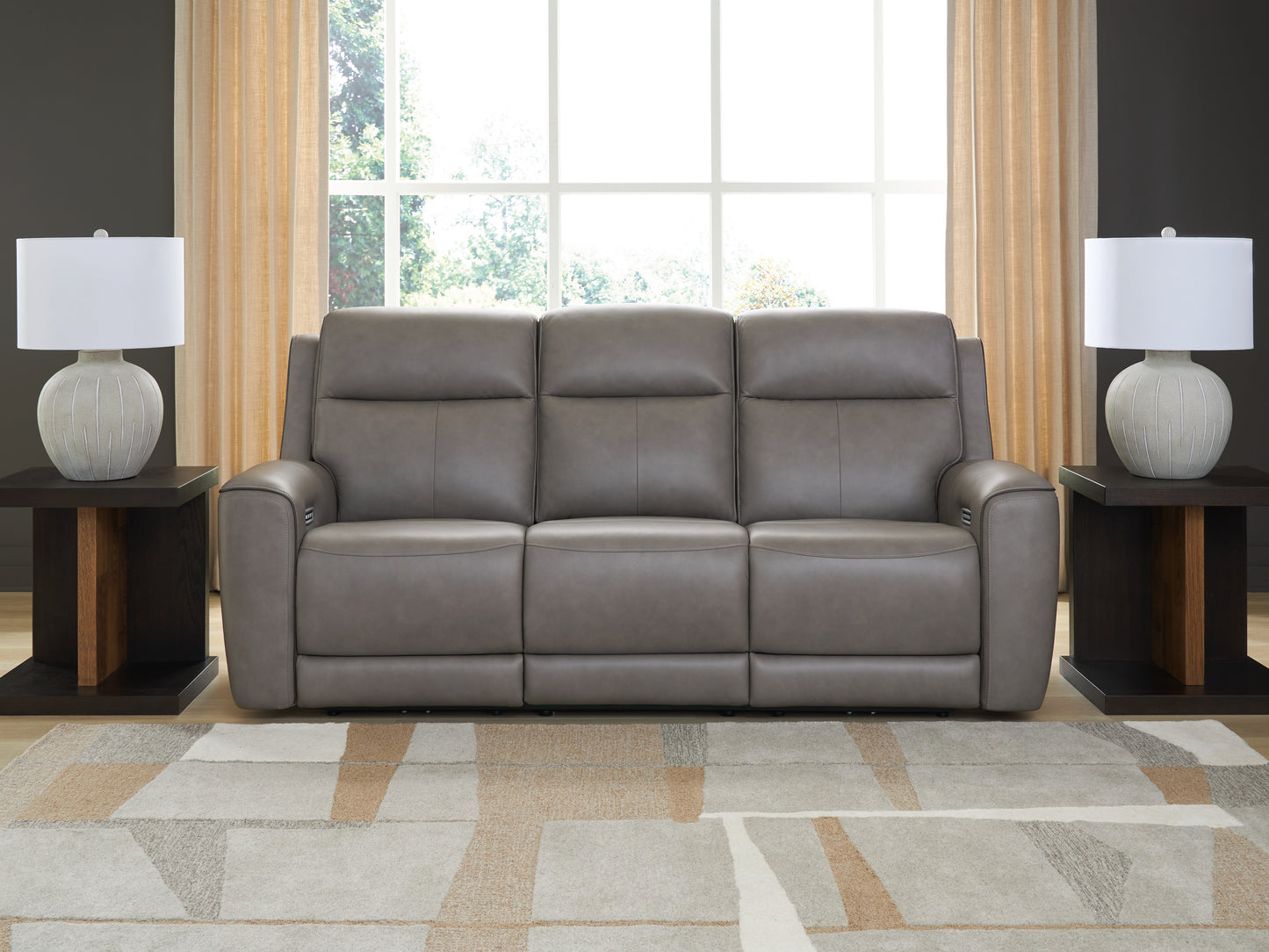 The Furniture Outlets - Ashley Furniture - 5Z-Comfort Living Room - PWR REC Sofa with ADJ Headrest / Coin - PCU1090015