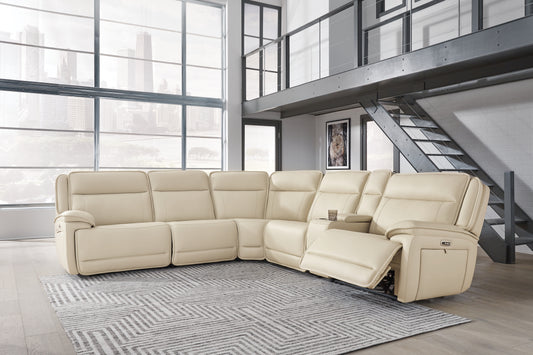 The Furniture Outlets - Ashley Furniture - Double Deal Sectional - 6-Piece Reclining Sectional / Almond - U13001S7