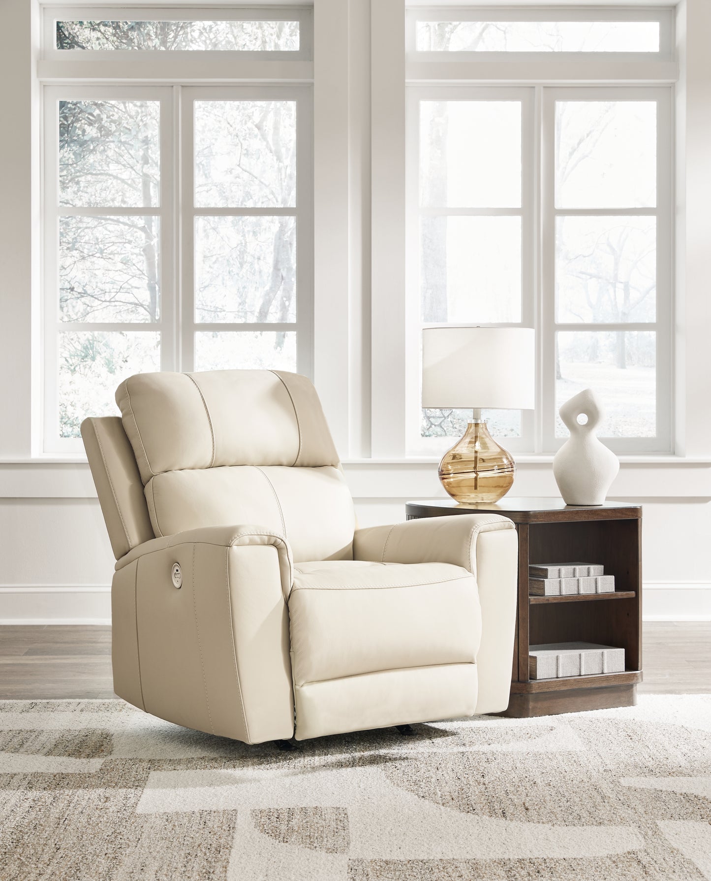 The Furniture Outlets - Ashley Furniture - Dahlmoore Living Room - Power Rocker Recliner / Almond - U1320098