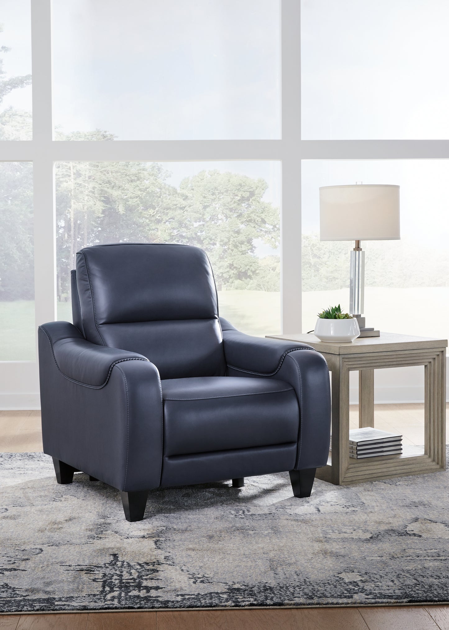 The Furniture Outlets - Ashley Furniture - Mercomatic Living Room - PWR REC Loveseat/ADJ Headrest / Ocean - U7531114