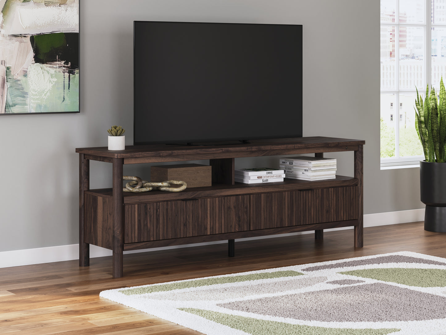 The Furniture Outlets - Ashley Furniture - Cadmori TV Stand - 72" / Brown - W2614-68