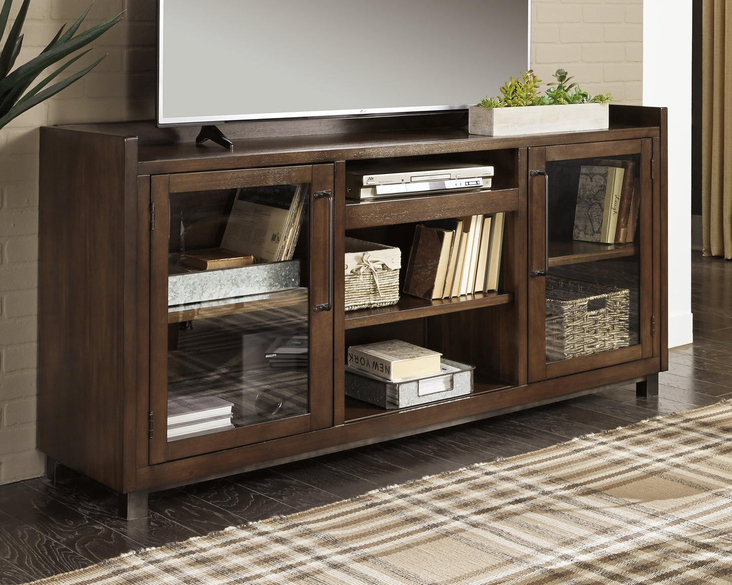 The Furniture Outlets - Ashley Furniture - Starmore 70" TV Stand - 70" / Brown - W633-68