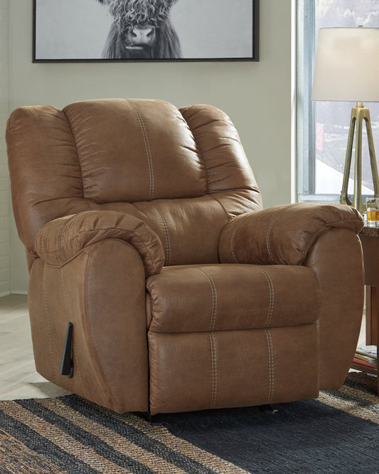 The Furniture Outlets - Ashley Furniture - McGann Living Room - Rocker Recliner / Saddle - 1030225