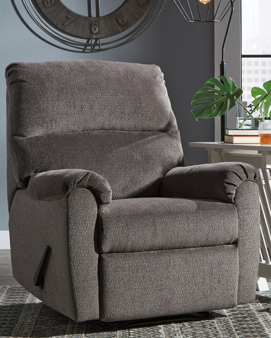 The Furniture Outlets - Ashley Furniture - Nerviano Living Room - Zero Wall Recliner / Gray - 1080329