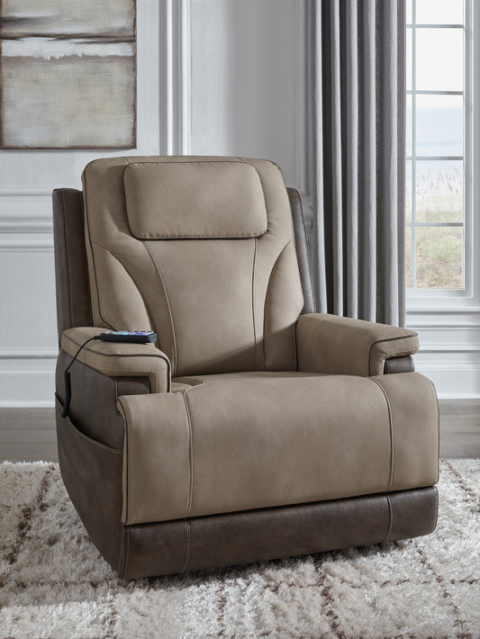 The Furniture Outlets - Ashley Furniture - 4Z-Peaceful Pause Living Room - Power Lift Recliner / Slate - PC1210412