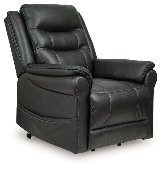 The Furniture Outlets - Ashley Furniture - Oatman Living Room - Power Lift Recliner / Umber - 1800412