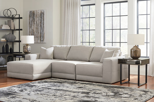 The Furniture Outlets - Ashley Furniture - Next-Gen Gaucho Sectional - RAF 2-Piece Sectional Loveseat / Gray - 18304S3