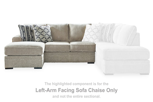 The Furniture Outlets - Ashley Furniture - Calnita Sectional - LAF 2-Piece Sectional with Chaise / Sisal - 20502S1