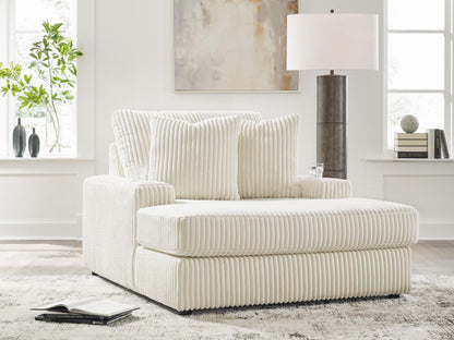The Furniture Outlets - Ashley Furniture - Lindyn Living Room - Chaise / Ivory - 2110415