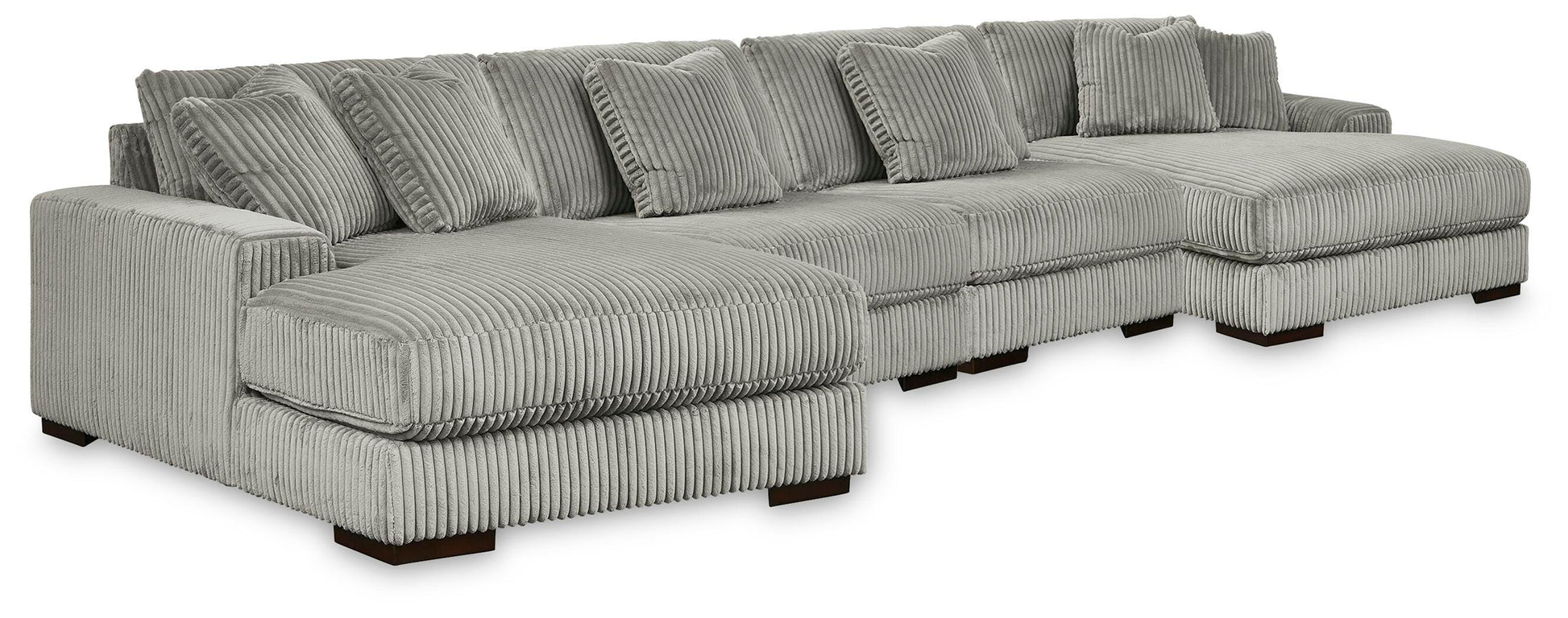 The Furniture Outlets - Ashley Furniture - Lindyn 4-Piece Sectional with Double Chaise - 4-Piece Sectional with Double Chaise - 21105S20