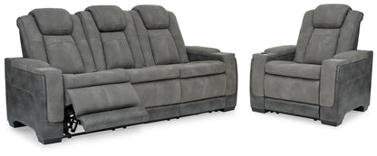 The Furniture Outlets - Ashley Furniture - Next-Gen Durapella Power Reclining Sofa and Power Recliner - Power Reclining Sofa and Power Recliner - 22004U3