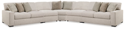 The Furniture Outlets - Ashley Furniture - Ballyton Sectional - RAF 5-Piece Sectional / Sand - 25102S3
