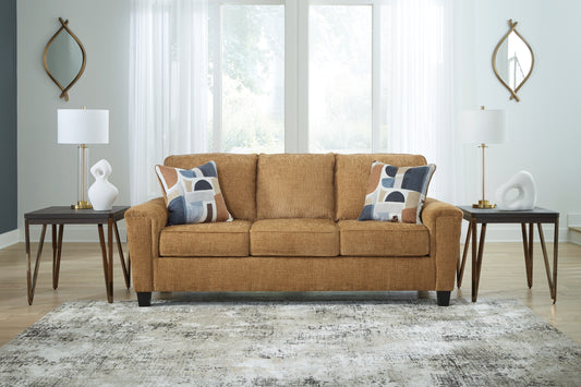 The Furniture Outlets - Ashley Furniture - Erinslane Living Room - Loveseat / Honey - 2520735
