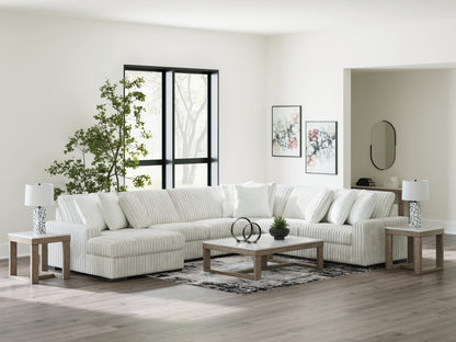 The Furniture Outlets - Ashley Furniture - Stupendous Sectional - RAF 5-Piece Sectional with Chaise / Alloy - 25903S8