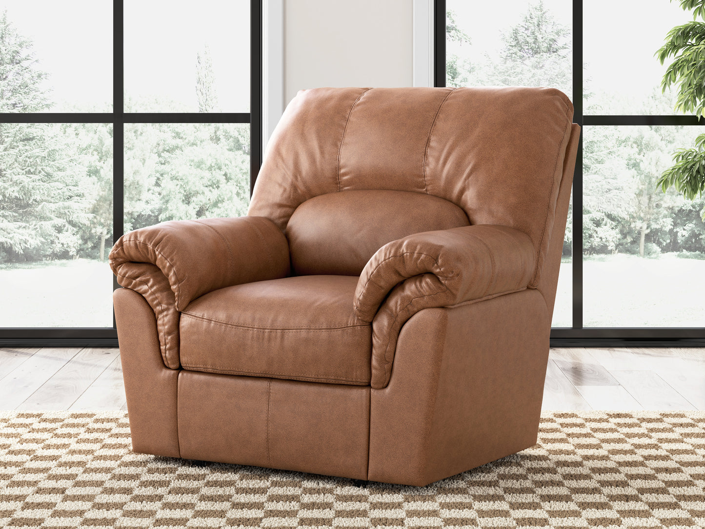 The Furniture Outlets - Ashley Furniture - WillowBend Living Room - Rocker Recliner / Caramel - PC2770425