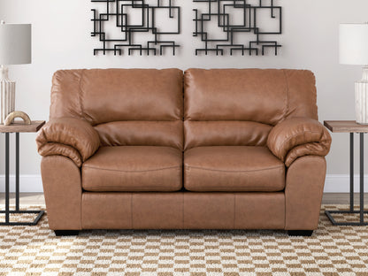 The Furniture Outlets - Ashley Furniture - WillowBend Living Room - Loveseat / Caramel - PC2770435