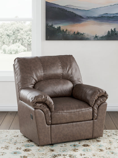 The Furniture Outlets - Ashley Furniture - WillowBend Living Room - Rocker Recliner / Umber - PC2770525