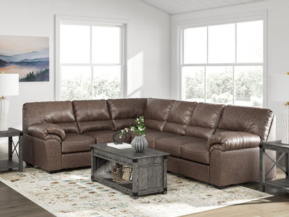 The Furniture Outlets - Ashley Furniture - WillowBend Sectional - LAF 3-Piece Sectional / Umber - PC27705S4