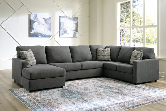 The Furniture Outlets - Ashley Furniture - Edenfield Sectional - LAF 3-Piece Sectional with Chaise / Linen - 29004S2