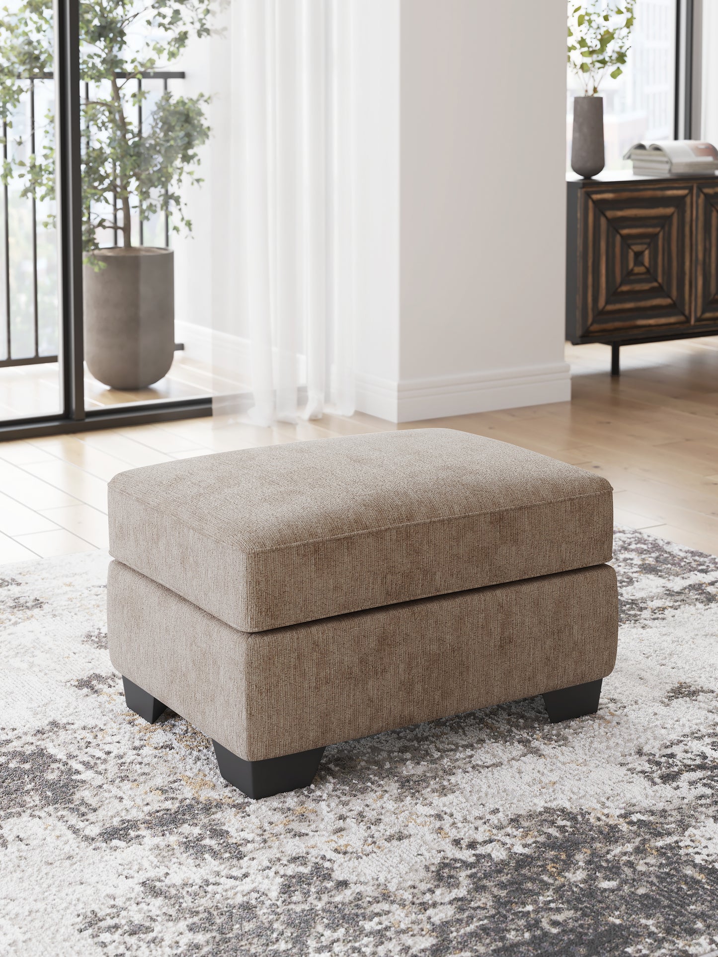 The Furniture Outlets - Ashley Furniture - Olten Living Room - Ottoman / Mocha - 3130414